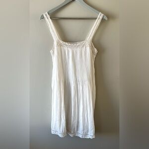 Aritzia Wilfred La Boheme Leone Mini Dress in White-S-Excellent Condition-Boho